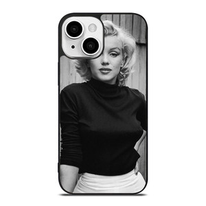 MARILYN MONROE BLACK WHITE iPhone 13 Mini Case Cover