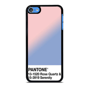 COLOR PANTONE ROSE QUARTZ AND SERENITY iPod Touch 7 Case