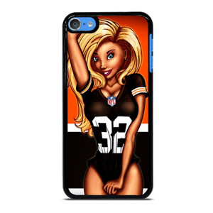 CLEVELAND BROWNS NFL CARTOON GIRL iPod Touch 7 Case