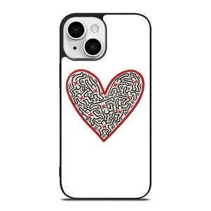 LOVE KEITH HARING iPhone 13 Mini Case Cover LOVE KEITH HARING iPhone 13 Mini Case Cover