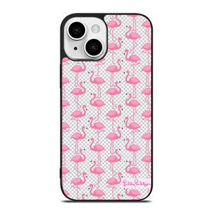 LILLY PULITZER FLAMINGO PATTERN iPhone 13 Mini Case Cover