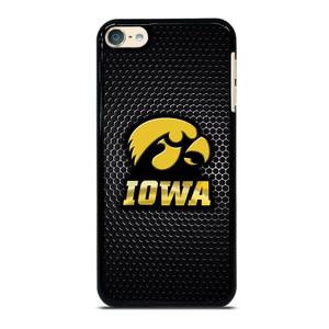 IOWA HAWKEYES METAL LOGO iPod Touch 6 Case