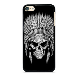 INDIAN FEATHER SKULL iPod Touch 6 Case
