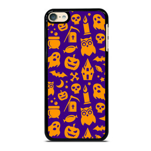 HAPPY HALLOWEEN PURPLE PATTERN iPod Touch 6 Case