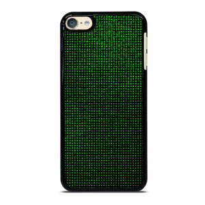 GREEN BINARY CODE PATTERN iPod Touch 6 Case GREEN BINARY CODE PATTERN iPod Touch 6 Case