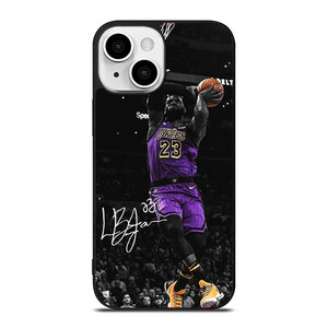 LEBRON JAMES DUNK LA LAKERS iPhone 13 Mini Case Cover LEBRON JAMES DUNK LA LAKERS iPhone 13 Mini Case Cover