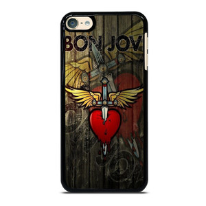 BON JOVI WOODEN LOGO iPod Touch 6 Case BON JOVI WOODEN LOGO iPod Touch 6 Case