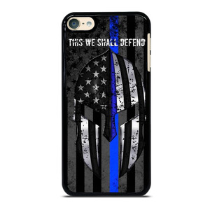 BLUE LINE POLICE WARRIOR iPod Touch 6 Case