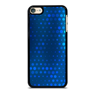 BLUE GRADIENT HALFTONE PATTERN iPod Touch 6 Case