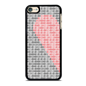 BINARY CODE HALF HEART PATTERN iPod Touch 6 Case