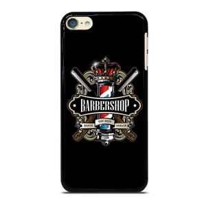 BARBERSHOP POLE HAIR CUT LOGO iPod Touch 6 Case