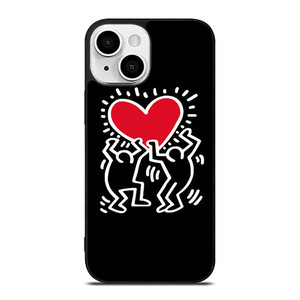KEITH HARING LOVE iPhone 13 Mini Case Cover KEITH HARING LOVE iPhone 13 Mini Case Cover