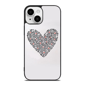 KEITH HARING LOVE ICON iPhone 13 Mini Case Cover