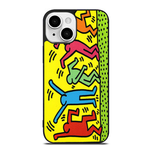 KEITH HARING ART iPhone 13 Mini Case Cover KEITH HARING ART iPhone 13 Mini Case Cover