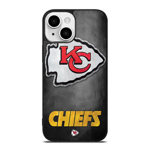 KANSAS CITY CHIEFS METAL LOGO iPhone 13 Mini Case Cover