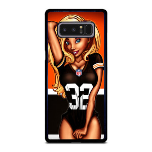 CLEVELAND BROWNS NFL CARTOON GIRL Samsung Galaxy Note 8 Case Cover