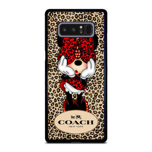 COACH MINNIE MOUSE LEOPARD Samsung Galaxy Note 8 Case Cover COACH MINNIE MOUSE LEOPARD Samsung Galaxy Note 8 Case Cover
