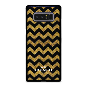 COACH NEW YORK GOLD ZIG ZAG Samsung Galaxy Note 8 Case Cover COACH NEW YORK GOLD ZIG ZAG Samsung Galaxy Note 8 Case Cover