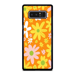FLOWER POWER ORANGE PATTERN Samsung Galaxy Note 8 Case Cover FLOWER POWER ORANGE PATTERN Samsung Galaxy Note 8 Case Cover