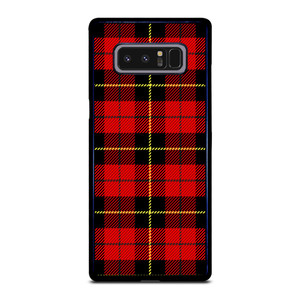 RED BLACK TARTAN PATTERN Samsung Galaxy Note 8 Case Cover