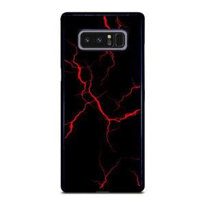 RED NEON LIGHTNING PATTERN Samsung Galaxy Note 8 Case Cover