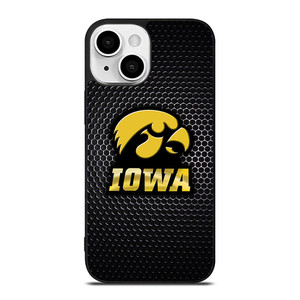 IOWA HAWKEYES METAL LOGO iPhone 13 Mini Case Cover IOWA HAWKEYES METAL LOGO iPhone 13 Mini Case Cover