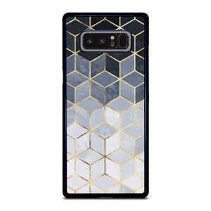 SOFT BLUE GRADIENT CUBES Samsung Galaxy Note 8 Case Cover