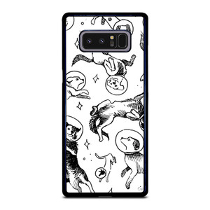 SPACE DOG WHITE PATTERN Samsung Galaxy Note 8 Case Cover