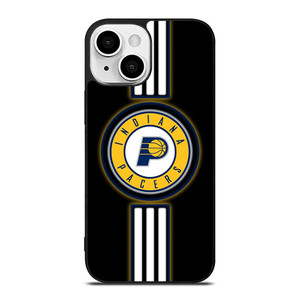 INDIANA PACERS STRIPE LOGO iPhone 13 Mini Case Cover INDIANA PACERS STRIPE LOGO iPhone 13 Mini Case Cover