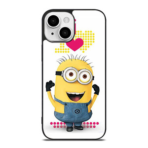 I LOVE MINION iPhone 13 Mini Case Cover I LOVE MINION iPhone 13 Mini Case Cover