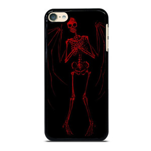 RED SKELETON HEARTBREAKING iPod Touch 6 Case