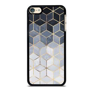 SOFT BLUE GRADIENT CUBES iPod Touch 6 Case