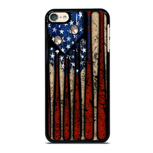 USA FLAG AMERICAN BASEBALL iPod Touch 6 Case