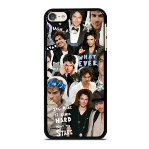 VAMPIRE DIARIES IAN SOMERHALDER COLLAGE iPod Touch 6 Case