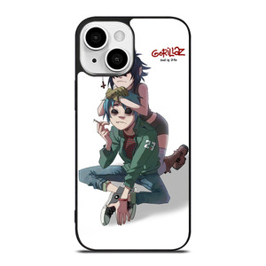GORILLAZ NOODLES AND 2D iPhone 13 Mini Case Cover GORILLAZ NOODLES AND 2D iPhone 13 Mini Case Cover