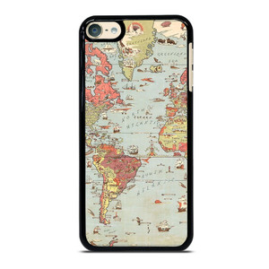 VINTAGE MAP iPod Touch 6 Case VINTAGE MAP iPod Touch 6 Case