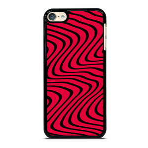 WAVY RED PATTERN iPod Touch 6 Case