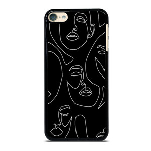 WOMAN FACE SKETCH PATTERN iPod Touch 6 Case WOMAN FACE SKETCH PATTERN iPod Touch 6 Case