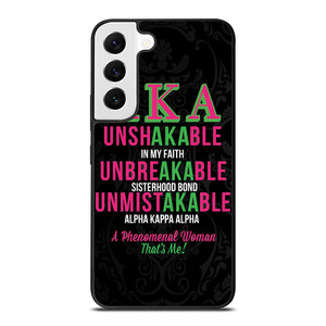 ALPHA KAPPA ALPHA QUOTE Samsung Galaxy S22 Case Cover ALPHA KAPPA ALPHA QUOTE Samsung Galaxy S22 Case Cover