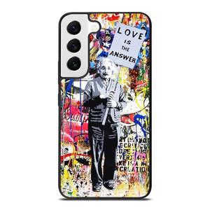 BANKSY EINSTEIN GRAFFITI Samsung Galaxy S22 Case Cover
