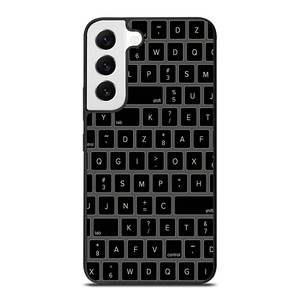 BLACK KEYBOARD PATTERN Samsung Galaxy S22 Case Cover