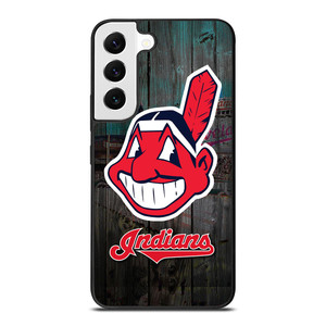 CLEVELAND INDIANS WOODEN LOGO Samsung Galaxy S22 Case Cover CLEVELAND INDIANS WOODEN LOGO Samsung Galaxy S22 Case Cover