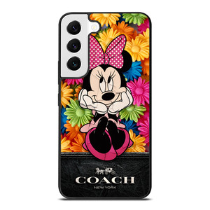 COACH MINNIE MOUSE FLOWER Samsung Galaxy S22 Case Cover COACH MINNIE MOUSE FLOWER Samsung Galaxy S22 Case Cover