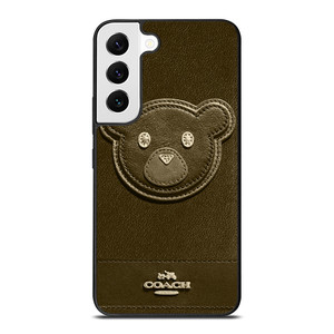 COACH NEW YORK BROWN BEAR Samsung Galaxy S22 Case Cover