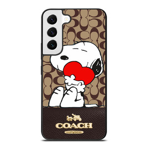 COACH NEW YORK SNOOPY Samsung Galaxy S22 Case Cover COACH NEW YORK SNOOPY Samsung Galaxy S22 Case Cover