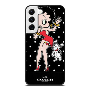 COACH NEW YORK X SEXY BETTY BOOP Samsung Galaxy S22 Case Cover COACH NEW YORK X SEXY BETTY BOOP Samsung Galaxy S22 Case Cover