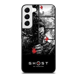 GHOST OF TSUSHIMA LOGO BLACK WHITE Samsung Galaxy S22 Case Cover GHOST OF TSUSHIMA LOGO BLACK WHITE Samsung Galaxy S22 Case Cover