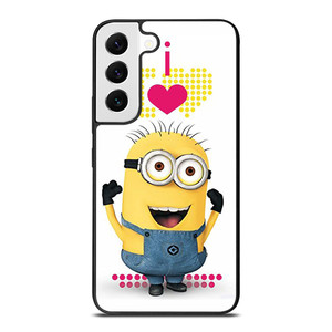 I LOVE MINION Samsung Galaxy S22 Case Cover I LOVE MINION Samsung Galaxy S22 Case Cover