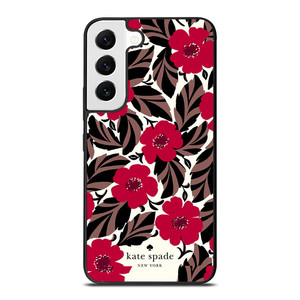 KATE SPADE FLOWER RED Samsung Galaxy S22 Case Cover KATE SPADE FLOWER RED Samsung Galaxy S22 Case Cover