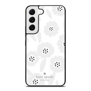KATE SPADE GREY FLOWER Samsung Galaxy S22 Case Cover KATE SPADE GREY FLOWER Samsung Galaxy S22 Case Cover